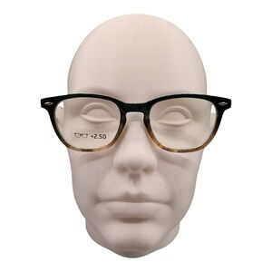Optimum Feel the power +2.50 Reading Glasses Black Brown Ombre Square Frame